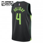 Maillot NBA Boston Celtics Jrue Holiday Nike 2024-25 City Edition Noir Swingman - Enfant